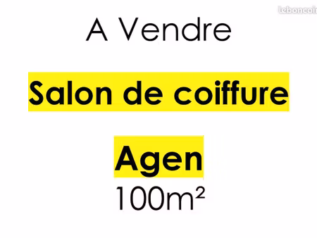 opportunité - salon de coiffure agen - 100m²