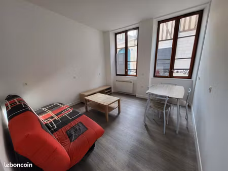 appartement t2 en rdc- centre ville rue chastillon