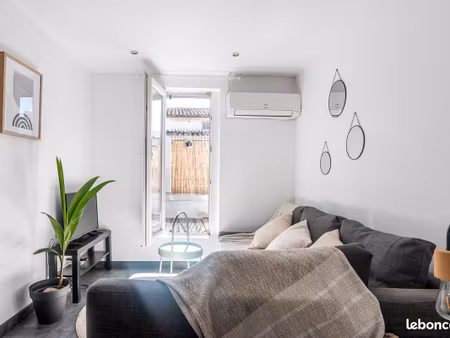 appartement t2 meublé - cours julien