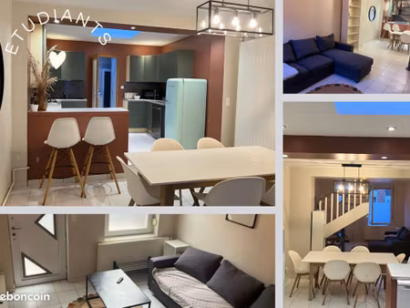 maison 80m2 - 3 chambres* rue emile zola à loos – etudiants seulement - proche chr / école