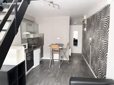 appartement duplex t2, 32m2 meublés, vieux lille