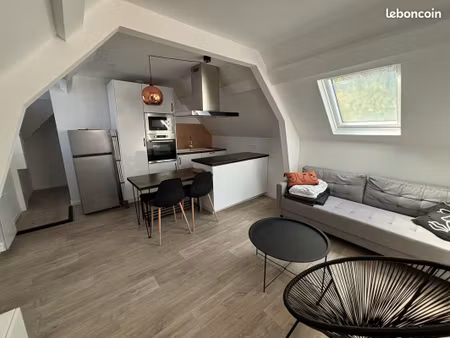 2 pièces 35m2 meublé mont saint aignan limite rouen