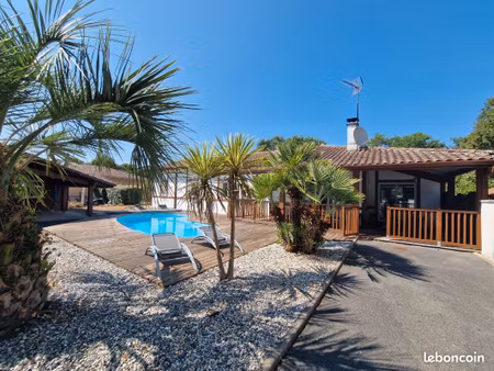 belle villa landaise 4 chambres + piscine