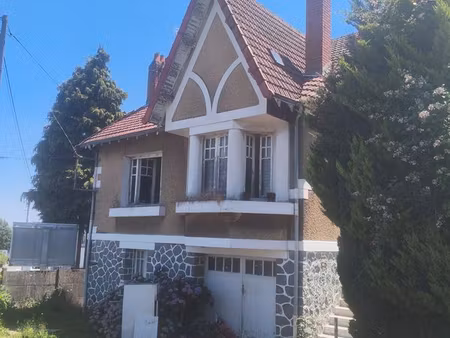 ? maison d'architecte de 1910 à rénover – 100 m² – terrain 1 000 m² – 65 000 – guéret (cre