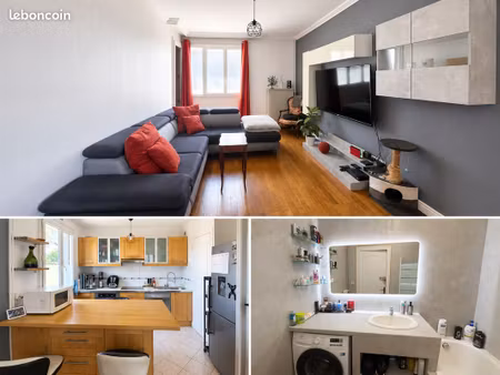 t3 meublé 56,5 m² – balcon – parking privatif – cave – lyon 5 point du jour – disponible s