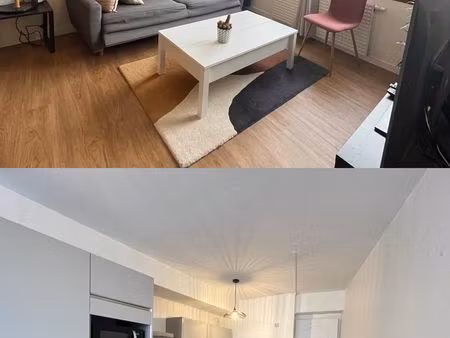 t2 meublé, immeuble « les horizons » (parking et cave)