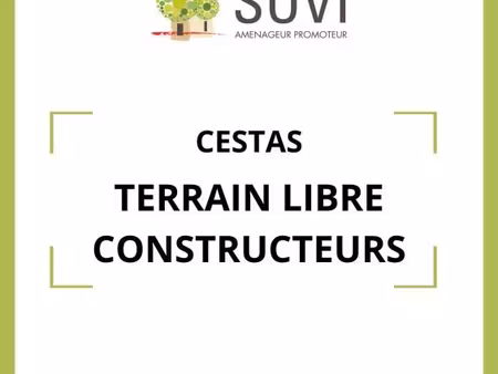terrain 610 m² cestas