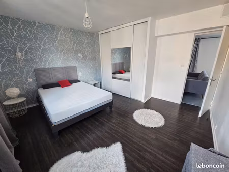 grand t3 meublé-2 très grandes chambres (idéal télétravail)