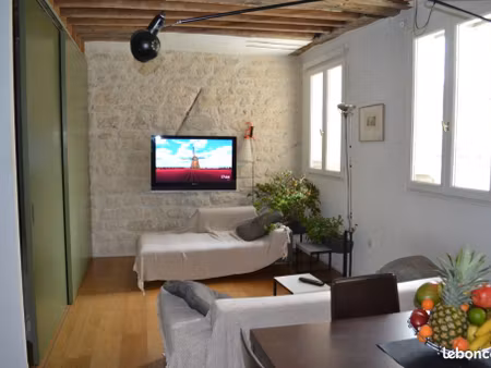 t1bis meublé 39m² marais - 1660 cc - carreau du temple