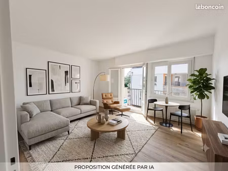 rare 3p neudorf 2 balcons ,cave ,au calme