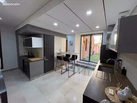 appartement d’architecte meublé 3 pièces – 70 m² – hyper-centre de thonon-les-bains