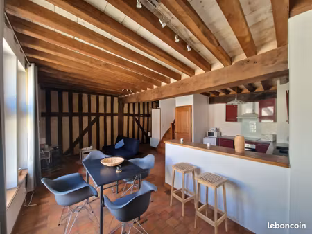 appartement duplex - 76m² - hyper centre (au pied de la mairie)