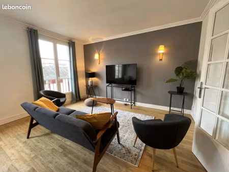 superbe appartement de 104 m² (4 chambres ou 3 + bureau) - le mans