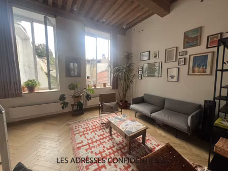 croix-rousse - chamant duplex meublé 44 m2