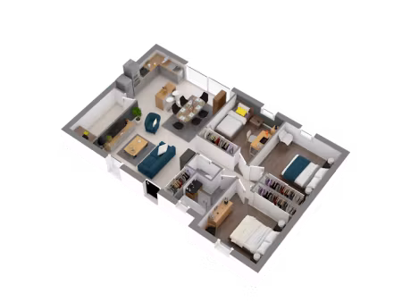 vente maison neuve 4 pièces 82 m² à guéhenno (56420), 159 475 €