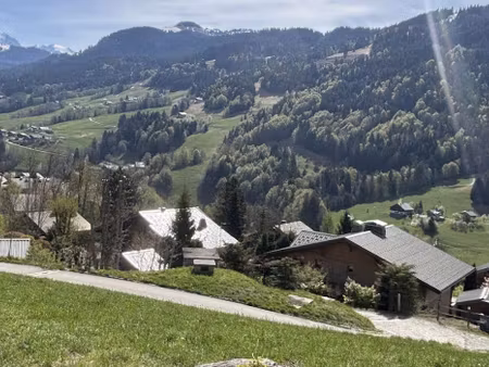 terrain avec vue panoramique flumet (73)