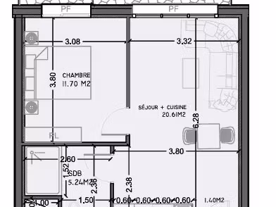 vente appartement 2 pièces 38 m² à morsang-sur-orge (91390), 189 000 €