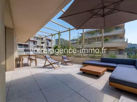 nice- ouest 4 pieces-terrasses-parking