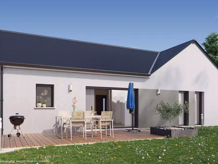 terrain avec maison neuve à vendre