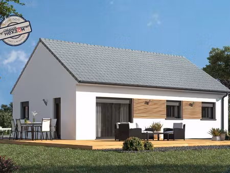 terrain avec maison neuve à vendre
