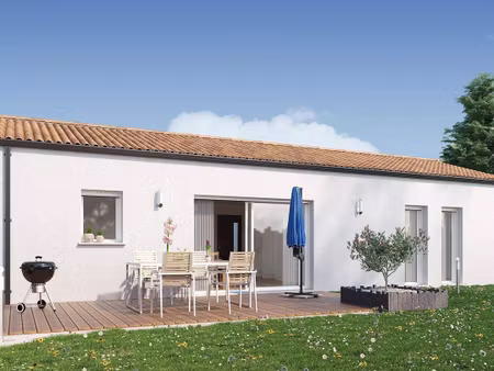terrain avec maison neuve à vendre