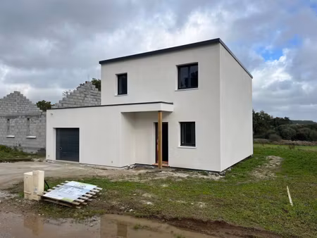 terrain avec maison neuve à vendre