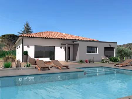 terrain avec maison neuve à vendre