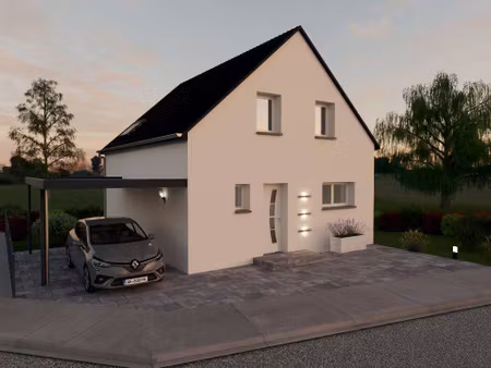 terrain avec maison neuve à vendre