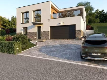 terrain avec maison neuve à vendre