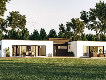 terrain avec maison neuve à vendre