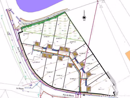 terrain constructible viabilisé à vendre