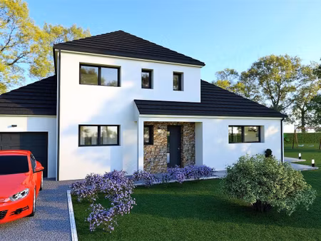 terrain avec maison neuve à vendre