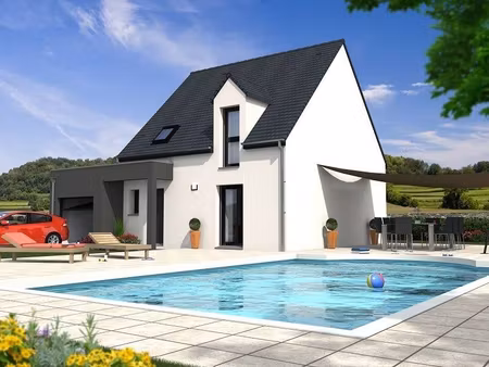 terrain avec maison neuve à vendre