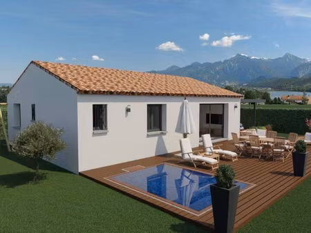 terrain avec maison neuve à vendre