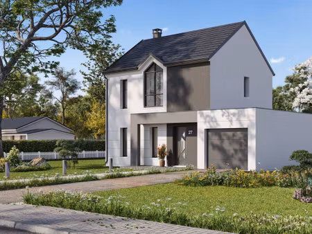 terrain avec maison neuve à vendre