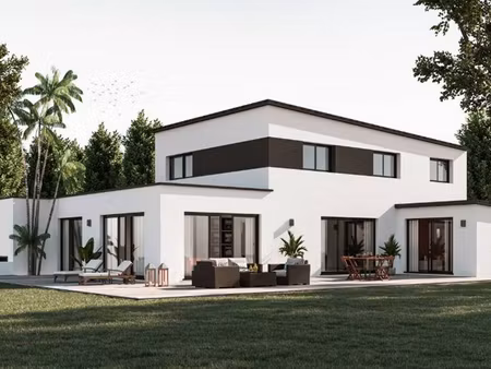 terrain avec maison neuve à vendre