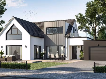 terrain avec maison neuve à vendre