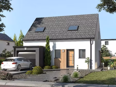 terrain avec maison neuve à vendre
