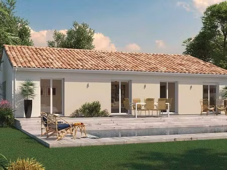 terrain avec maison neuve à vendre