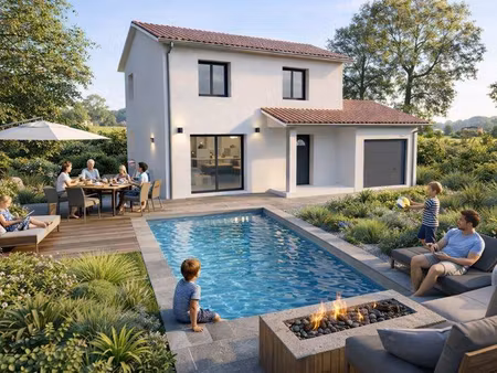 terrain avec maison neuve à vendre
