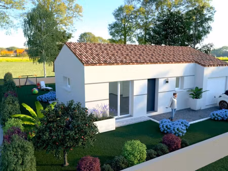 terrain avec maison neuve à vendre