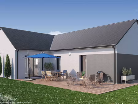 terrain avec maison neuve à vendre