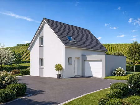 terrain avec maison neuve à vendre