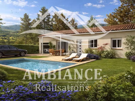 terrain avec maison neuve à vendre