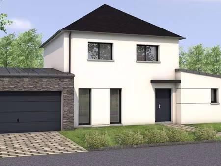 terrain avec maison neuve à vendre