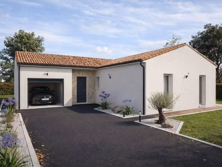 terrain avec maison neuve à vendre