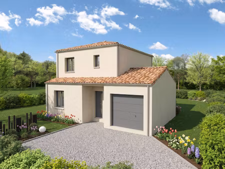 terrain avec maison neuve à vendre