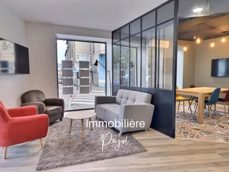 saint jérôme - local commercial rénové climatisé avec petite terrasse