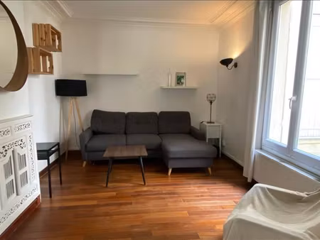 appartement - rdc - 34,29 m2 - 2 pièces - meublé