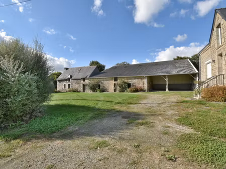 propriété de campagne avec maison 2 chambres, longere à renover et hangar sur 5600m²